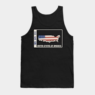 Usa flag Tank Top